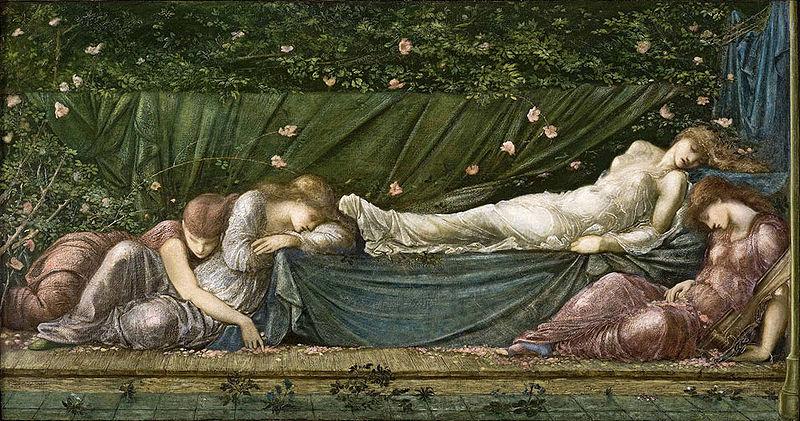 Edward Burne-Jones The Sleeping Beauty from the small Briar Rose series oil painting picture